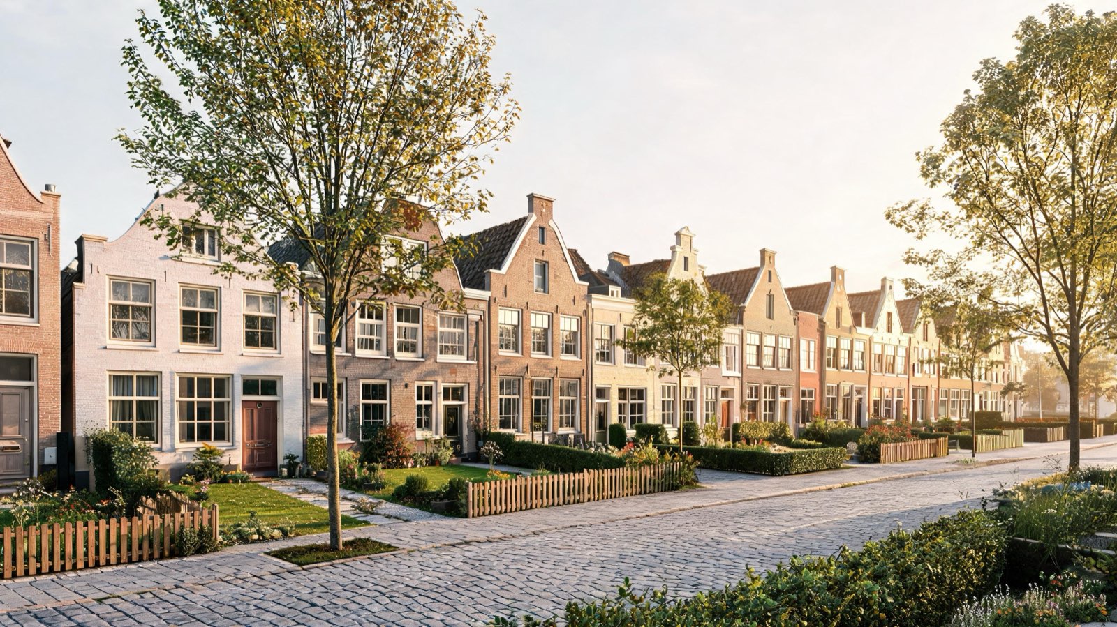 Woningen aan het water in Zoetermeer